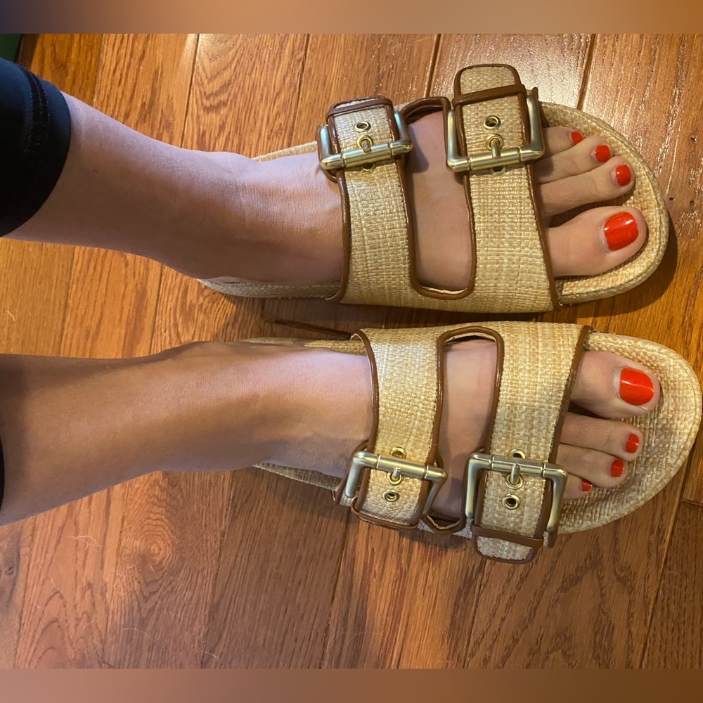 J. Crew Marlowe two strap sandals